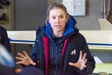 Photo 1602291512465D28783HaraldJoergens The Boat Race season 2016 - OUWBC training Wallingford: Ali Williams, assistant coach at OUWBC, and in charge of the Osiris (reserve boat) crew on the day. Ali is Canadian, but spent most of her rowing career in Australia.
River Thames,
Wallingford,
Oxfordshire,
on 29 February 2016 at 15:12, image #21