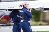 Photo 1602291515221D49997HaraldJoergens The Boat Race season 2016 - OUWBC training Wallingford: The crew of Osiris, the OUWBC reserve boat, carrying their boat to the river for their training session.
River Thames,
Wallingford,
Oxfordshire,
on 29 February 2016 at 15:15, image #23