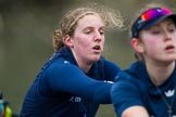The Boat Race season 2016 - OUWBC training Wallingford: Anastasia Chitty, 6 seat in the OUWBC Blue Boat.
River Thames,
Wallingford,
Oxfordshire,

on 29 February 2016 at 16:28, image #105