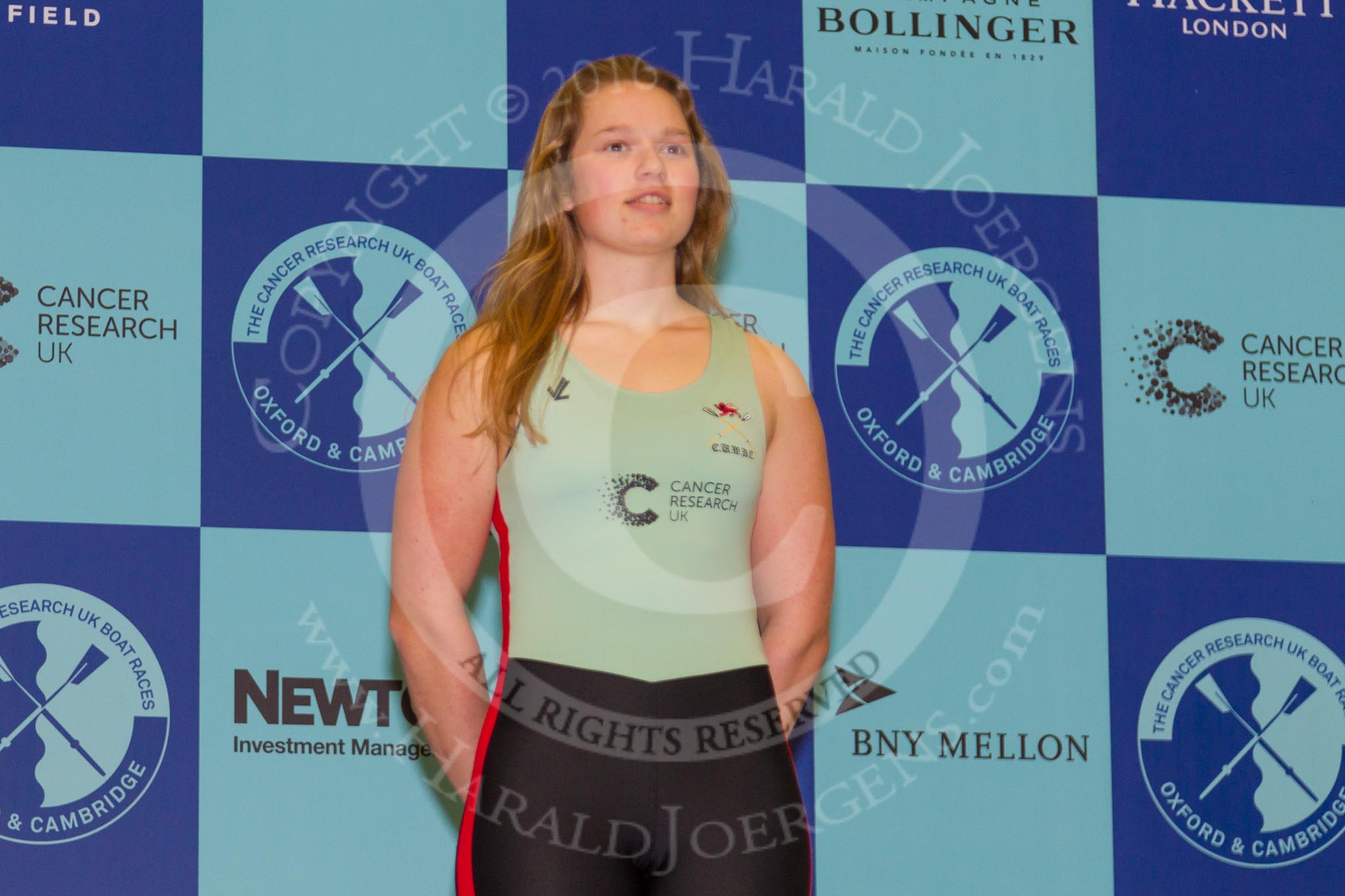 The Boat Race season 2016 - Crew Announcement and Weigh-In: The Women's Boat Race, 3 seat: Cambridge: Alice Jackson – 77.2kg.
Westmister Hall, Westminster,
London SW11,

United Kingdom,
on 01 March 2016 at 10:10, image #27