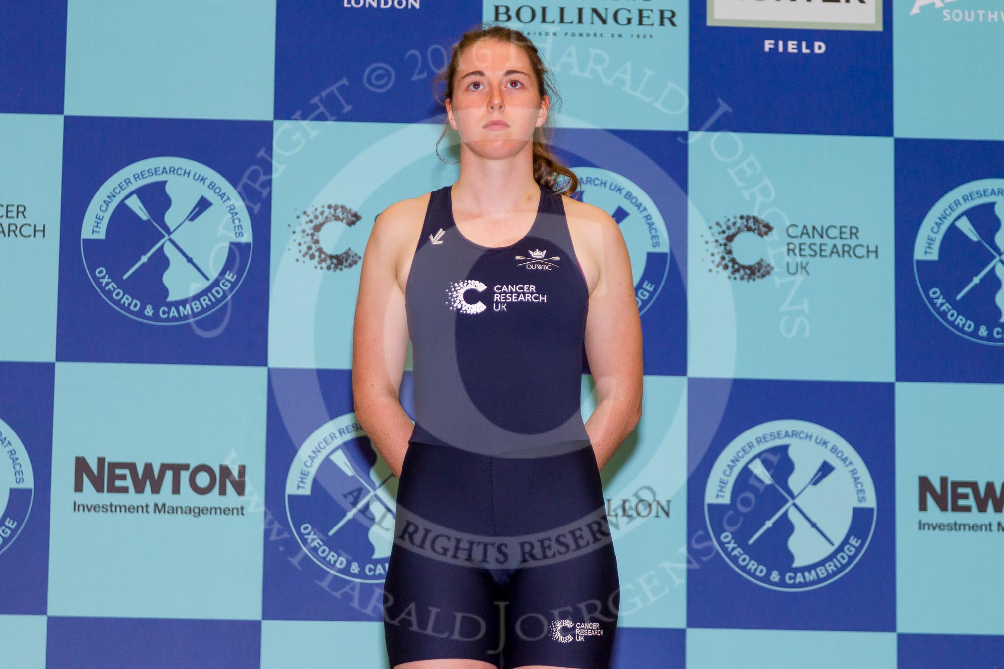 The Boat Race season 2016 - Crew Announcement and Weigh-In: The Women's Boat Race, 4 seat: Oxford: Ruth Siddorn – 75.2kg.
Westmister Hall, Westminster,
London SW11,

United Kingdom,
on 01 March 2016 at 10:11, image #29