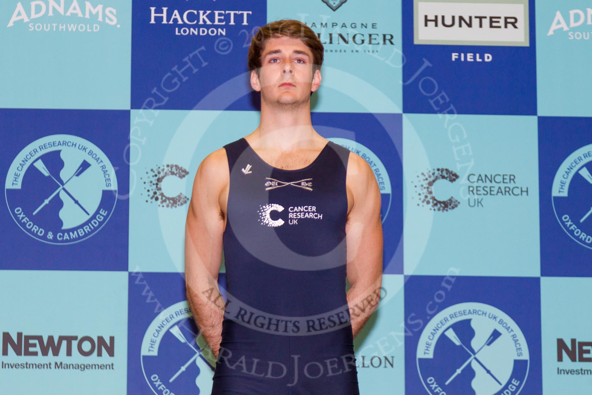 The Boat Race season 2016 - Crew Announcement and Weigh-In: The Boat Race, 2 seat: Oxford: James White – 87.0kg.
Westmister Hall, Westminster,
London SW11,

United Kingdom,
on 01 March 2016 at 10:19, image #56