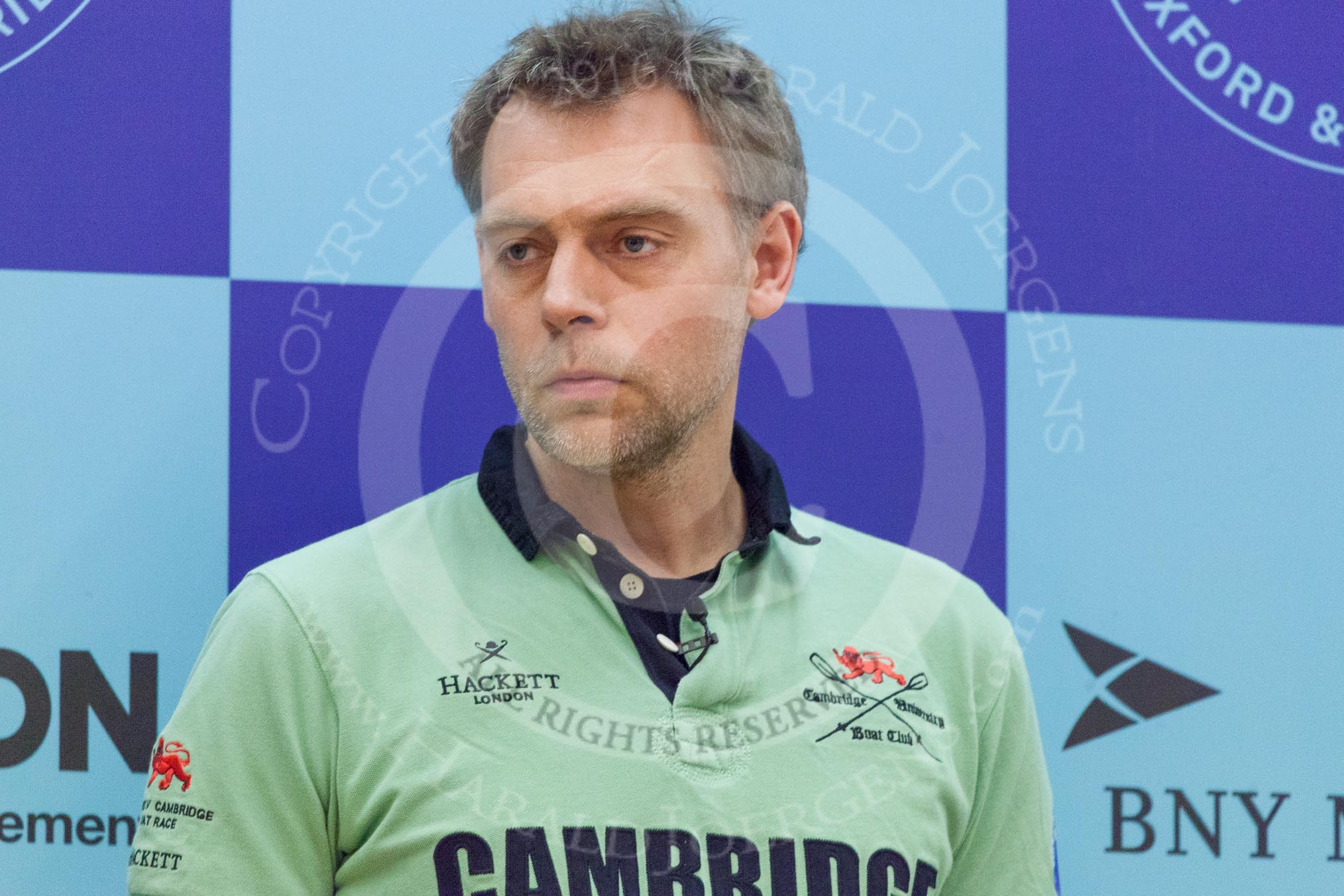 The Boat Race season 2016 - Crew Announcement and Weigh-In: The Boat Race head coaches, here for Cambridge Steve Trapmore.
Westmister Hall, Westminster,
London SW11,

United Kingdom,
on 01 March 2016 at 10:26, image #81