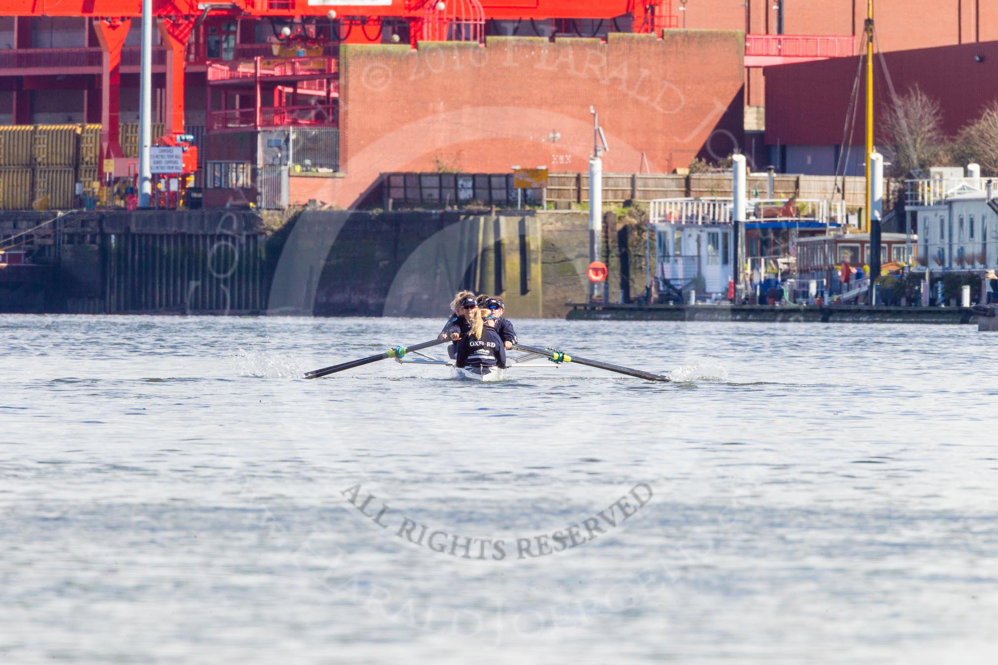 The Boat Race season 2016 -  The Cancer Research Women's Boat Race.
River Thames between Putney Bridge and Mortlake,
London SW15,

United Kingdom,
on 27 March 2016 at 13:46, image #127