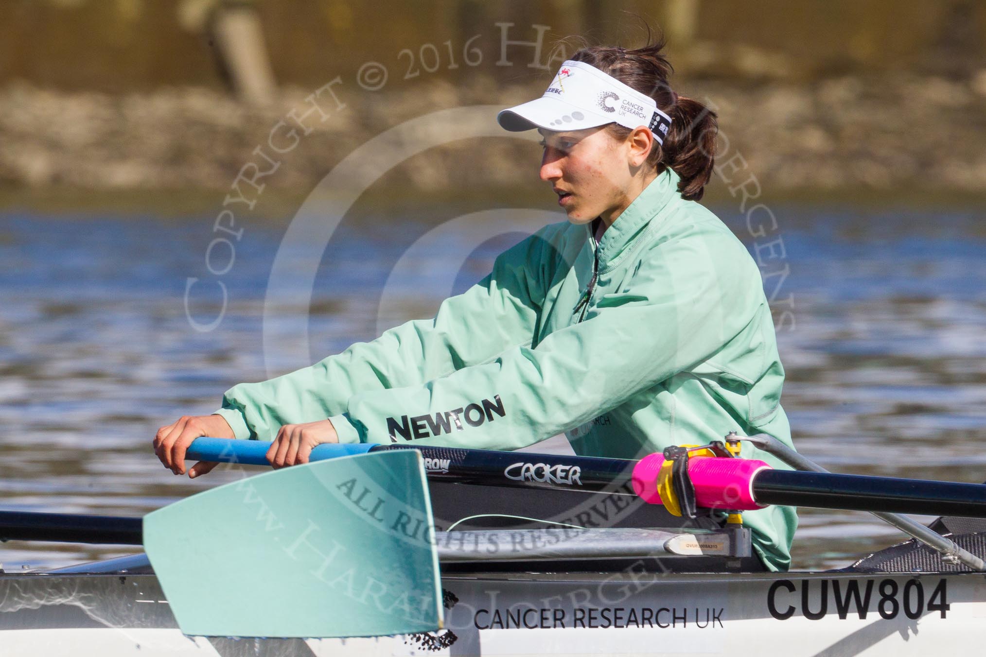 The Boat Race season 2016 -  The Cancer Research Women's Boat Race.
River Thames between Putney Bridge and Mortlake,
London SW15,

United Kingdom,
on 27 March 2016 at 13:50, image #130