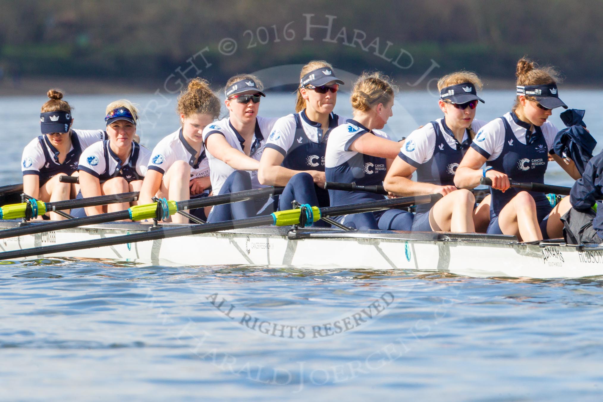 The Boat Race season 2016 -  The Cancer Research Women's Boat Race.
River Thames between Putney Bridge and Mortlake,
London SW15,

United Kingdom,
on 27 March 2016 at 14:04, image #142