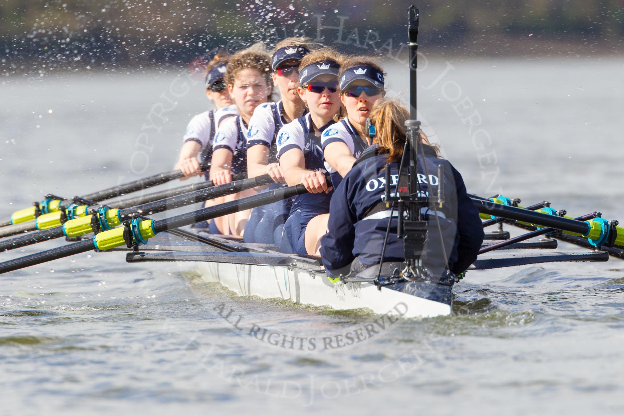 The Boat Race season 2016 -  The Cancer Research Women's Boat Race.
River Thames between Putney Bridge and Mortlake,
London SW15,

United Kingdom,
on 27 March 2016 at 14:10, image #175