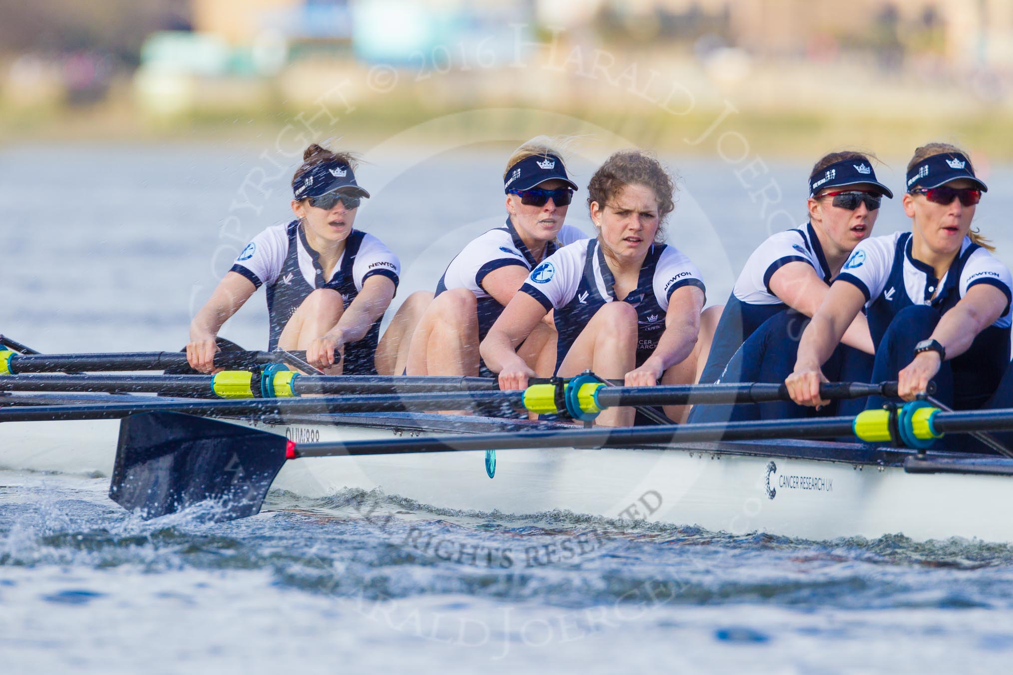 The Boat Race season 2016 -  The Cancer Research Women's Boat Race.
River Thames between Putney Bridge and Mortlake,
London SW15,

United Kingdom,
on 27 March 2016 at 14:13, image #206