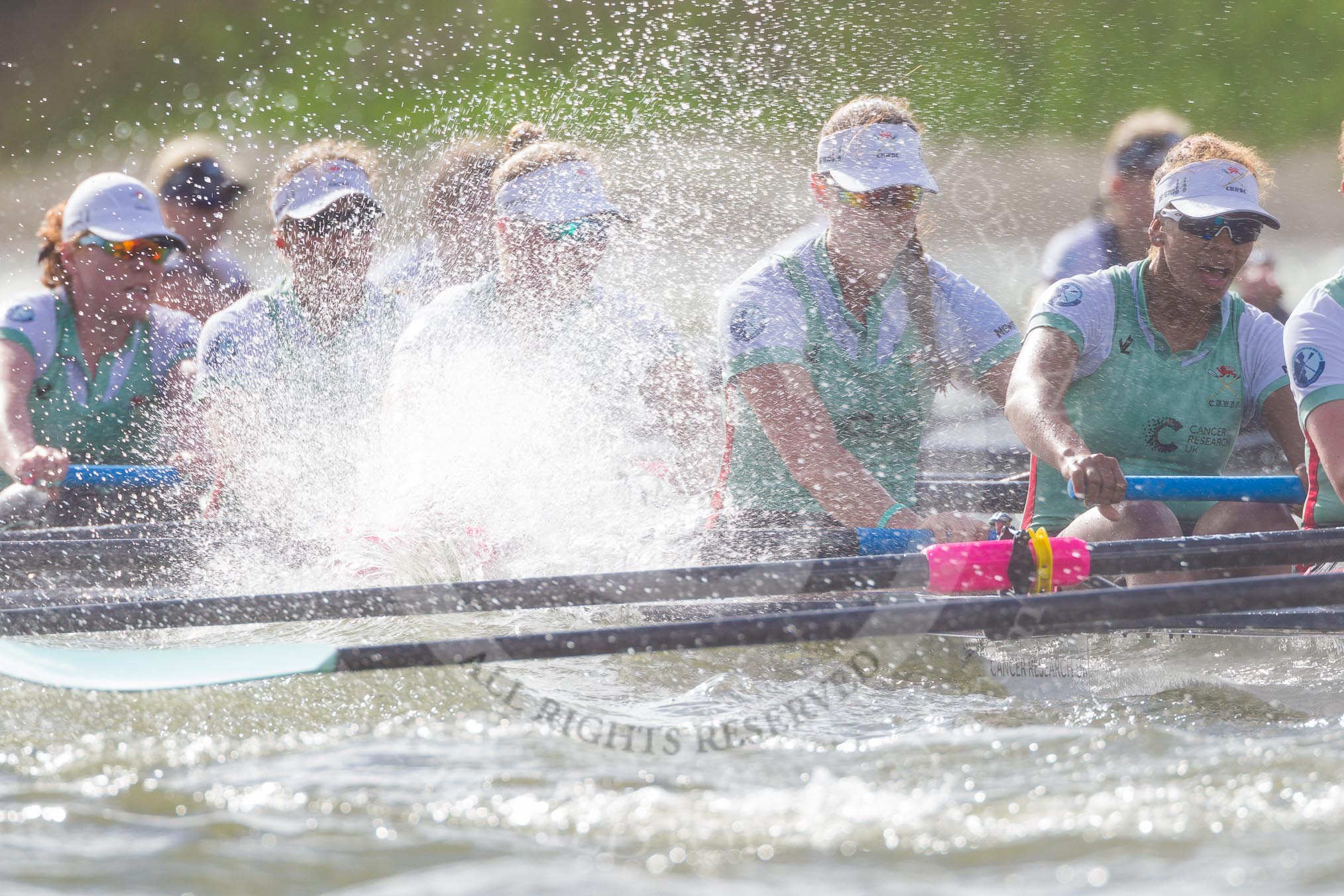 The Boat Race season 2016 -  The Cancer Research Women's Boat Race.
River Thames between Putney Bridge and Mortlake,
London SW15,

United Kingdom,
on 27 March 2016 at 14:21, image #255