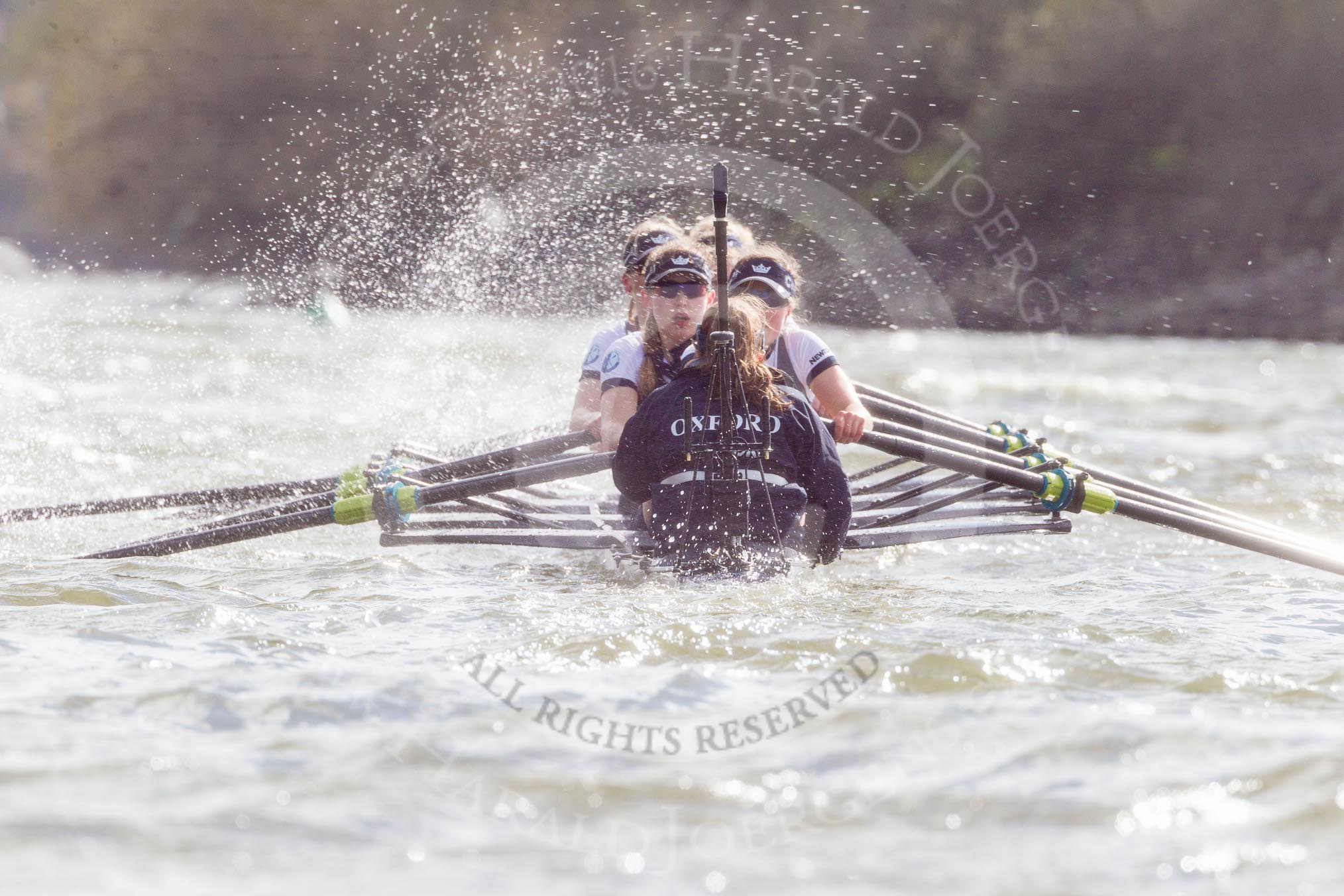The Boat Race season 2016 -  The Cancer Research Women's Boat Race.
River Thames between Putney Bridge and Mortlake,
London SW15,

United Kingdom,
on 27 March 2016 at 14:24, image #281
