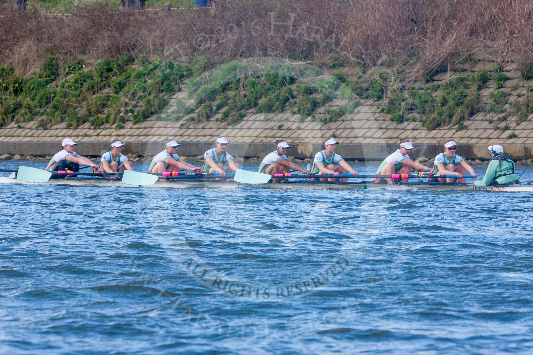 The Boat Race season 2016 -  The Cancer Research Women's Boat Race.
River Thames between Putney Bridge and Mortlake,
London SW15,

United Kingdom,
on 27 March 2016 at 14:32, image #307