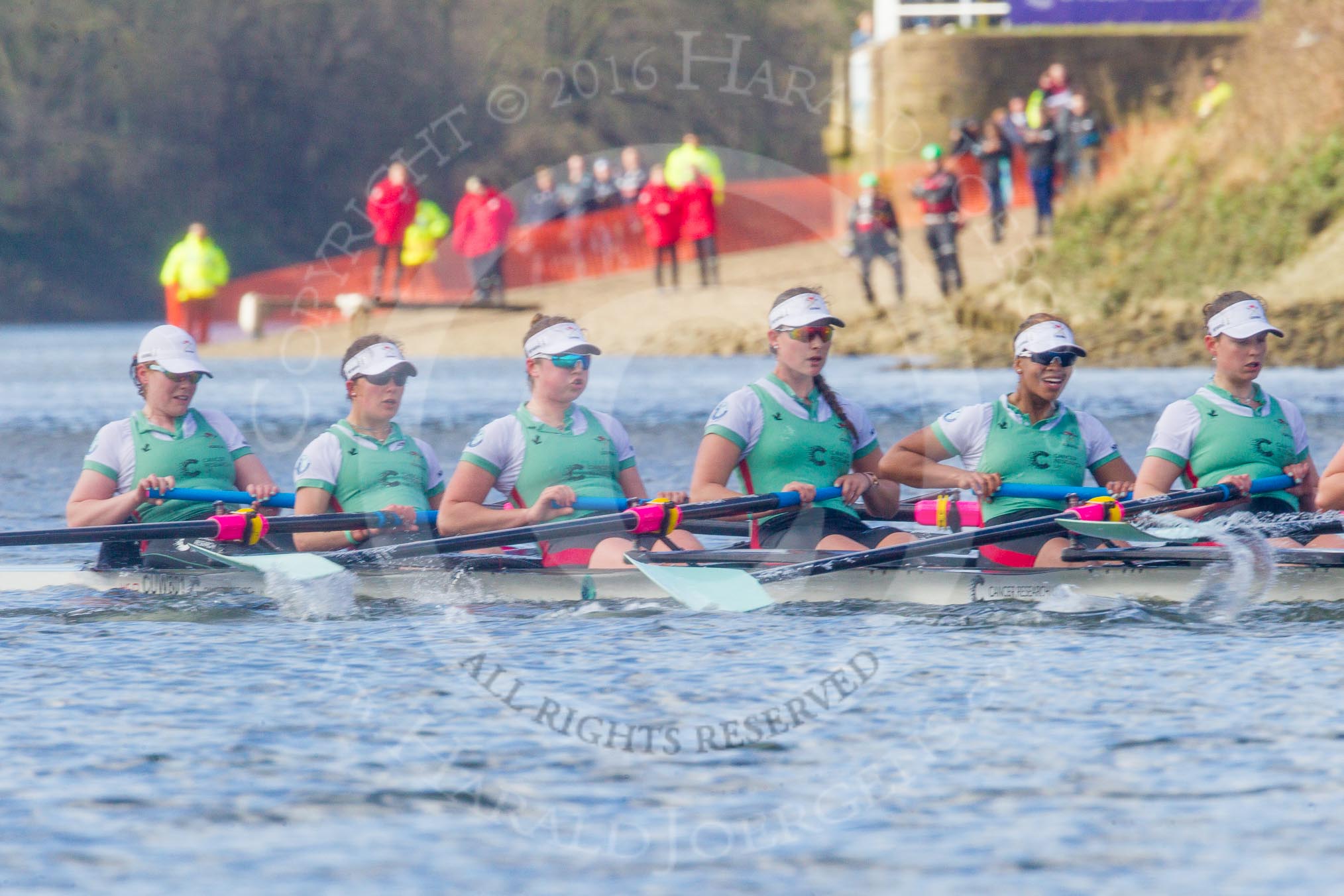 The Boat Race season 2016 -  The Cancer Research Women's Boat Race.
River Thames between Putney Bridge and Mortlake,
London SW15,

United Kingdom,
on 27 March 2016 at 14:33, image #312
