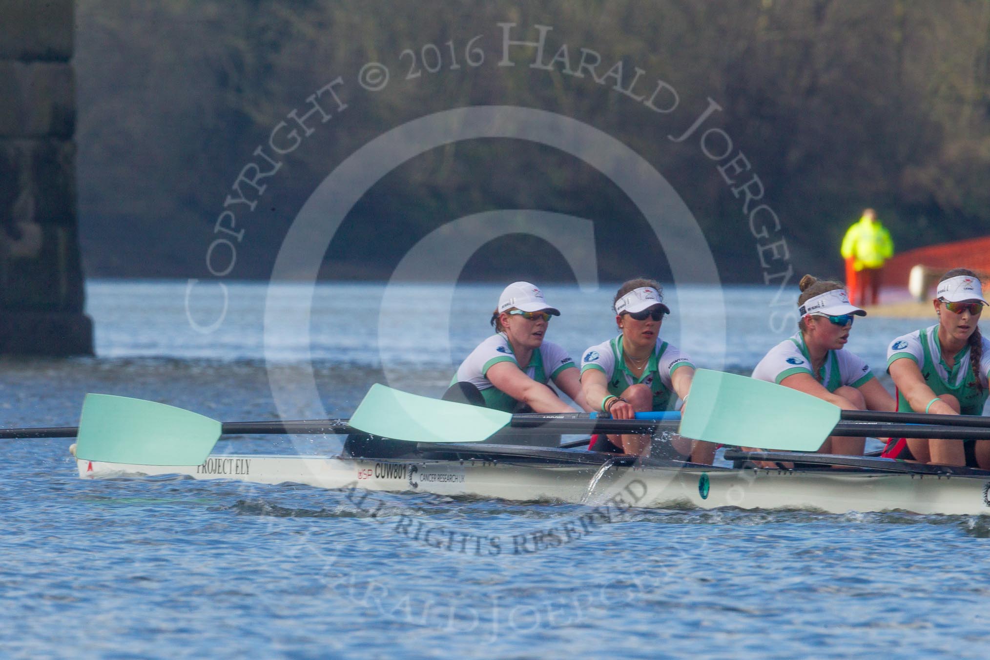 The Boat Race season 2016 -  The Cancer Research Women's Boat Race.
River Thames between Putney Bridge and Mortlake,
London SW15,

United Kingdom,
on 27 March 2016 at 14:33, image #313