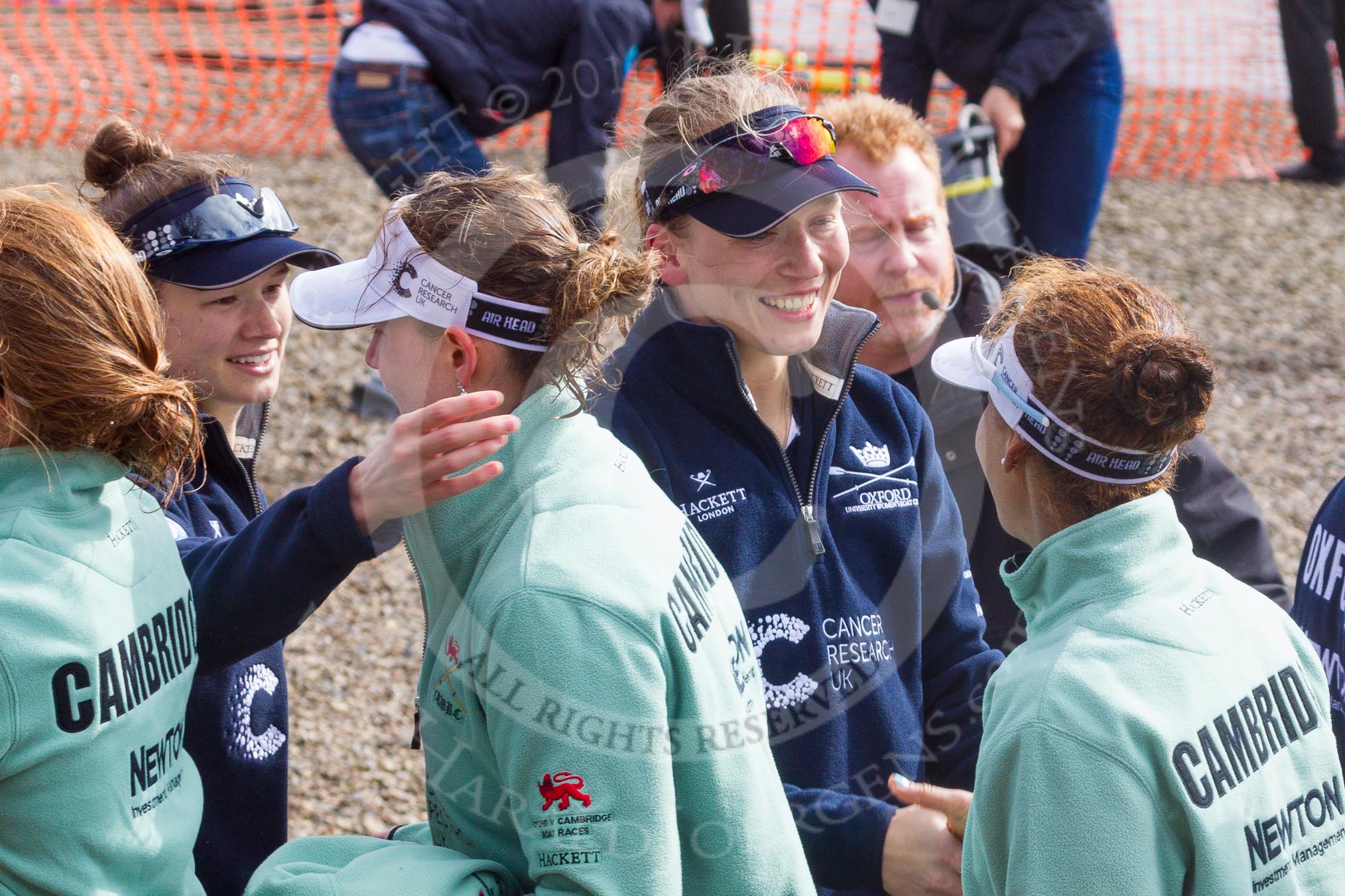 The Boat Race season 2016 -  The Cancer Research Women's Boat Race.
River Thames between Putney Bridge and Mortlake,
London SW15,

United Kingdom,
on 27 March 2016 at 14:44, image #325