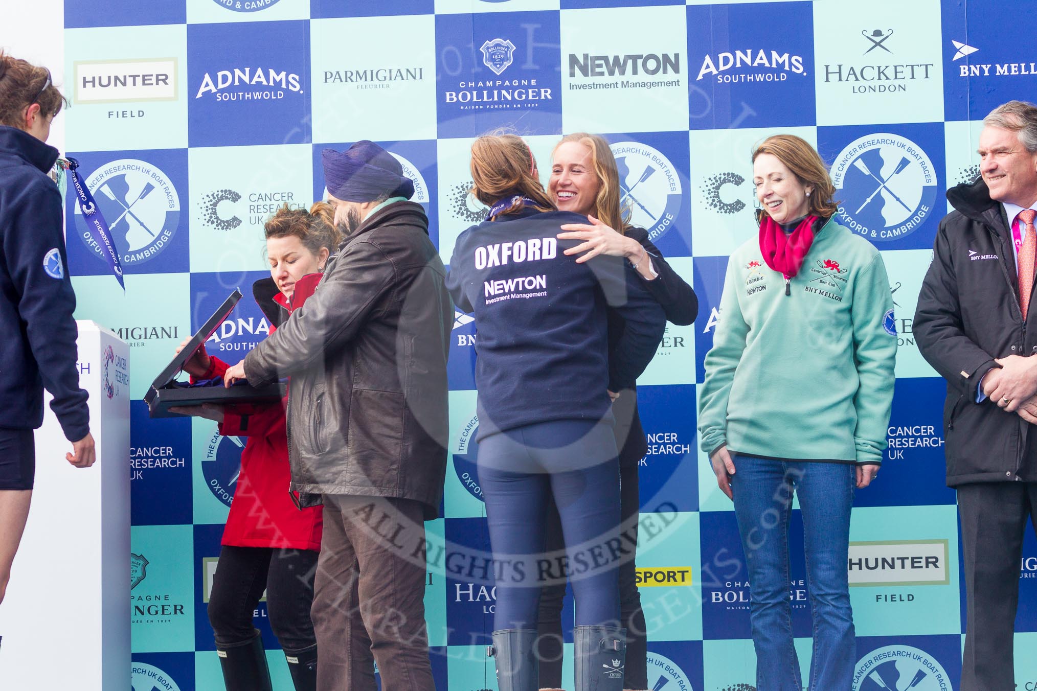 The Boat Race season 2016 -  The Cancer Research Women's Boat Race.
River Thames between Putney Bridge and Mortlake,
London SW15,

United Kingdom,
on 27 March 2016 at 14:47, image #340