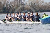 The Boat Race season 2016 -  The Cancer Research Women's Boat Race.
River Thames between Putney Bridge and Mortlake,
London SW15,

United Kingdom,
on 27 March 2016 at 14:09, image #166