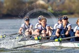 The Boat Race season 2016 -  The Cancer Research Women's Boat Race.
River Thames between Putney Bridge and Mortlake,
London SW15,

United Kingdom,
on 27 March 2016 at 14:11, image #188