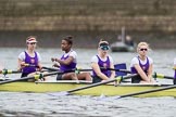 The Boat Race season 2017 - Women's Boat Race Fixture CUWBC vs Univerity of London: Meeting the UL 2nd eight at the start of their fixture vs the CUWBC lightweight squad.
River Thames between Putney Bridge and Mortlake,
London SW15,

United Kingdom,
on 19 February 2017 at 15:45, image #22