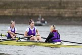 The Boat Race season 2017 - Women's Boat Race Fixture CUWBC vs Univerity of London: Meeting the UL 2nd eight at the start of their fixture vs the CUWBC lightweight squad.
River Thames between Putney Bridge and Mortlake,
London SW15,

United Kingdom,
on 19 February 2017 at 15:45, image #23