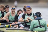 Photo 1702191616261X27645HaraldJoergens The Boat Race season 2017 - Women's Boat Race Fixture CUWBC vs Univerity of London: The CUWBC eight after winning the first piece of the fixture, bow - Claire Lambe, 2 - Kirsten Van Fosen, 3 - Ashton Brown, 4 - Imogen Grant, 5 - Holy Hill, 6 - Melissa Wilson, 7 - Myriam Goudet, stroke - Alice White, cox - Matthew Holland.
River Thames between Putney Bridge and Mortlake,
London SW15,
United Kingdom,
on 19 February 2017 at 16:16, image #105