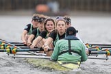 Photo 1702191619171X27662HaraldJoergens The Boat Race season 2017 - Women's Boat Race Fixture CUWBC vs Univerity of London: The CUWBC eight on the way to a flying start for the second piece of the fixture, bow - Claire Lambe, 2 - Kirsten Van Fosen, 3 - Ashton Brown, 4 - Imogen Grant, 5 - Holy Hill, 6 - Melissa Wilson, 7 - Myriam Goudet, stroke - Alice White, cox - Matthew Holland.
River Thames between Putney Bridge and Mortlake,
London SW15,
United Kingdom,
on 19 February 2017 at 16:19, image #111