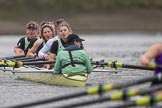 Photo 1702191628491X27862HaraldJoergens The Boat Race season 2017 - Women's Boat Race Fixture CUWBC vs Univerity of London: The CUWBC eight after crossing the finish line at Chiswick Bridge, bow - Claire Lambe, 2 - Kirsten Van Fosen, 3 - Ashton Brown, 4 - Imogen Grant, 5 - Holy Hill, 6 - Melissa Wilson, 7 - Myriam Goudet, stroke - Alice White, cox - Matthew Holland.
River Thames between Putney Bridge and Mortlake,
London SW15,
United Kingdom,
on 19 February 2017 at 16:28, image #147