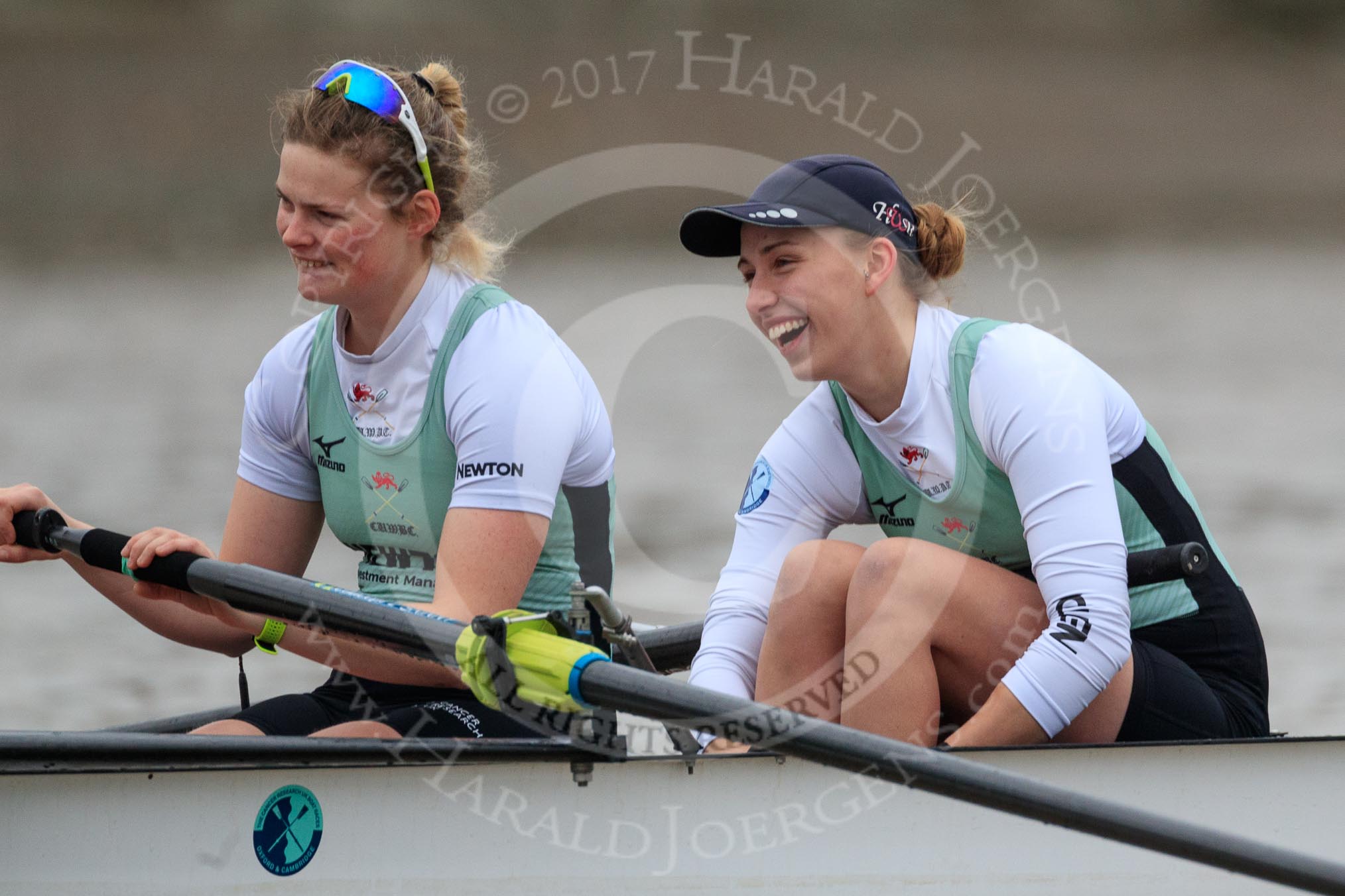 The Boat Race season 2018 - Women's Boat Race Trial Eights (CUWBC, Cambridge): Expecto Patronum; 3-Sally O Brien, 2-Millie Perrin.
River Thames between Putney Bridge and Mortlake,
London SW15,

United Kingdom,
on 05 December 2017 at 12:38, image #39