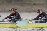 The Boat Race season 2018 - Women's Boat Race Trial Eights (CUWBC, Cambridge): Wingardium Leviosa, here 5 Tricia Smith and 4 Emma Andrews.
River Thames between Putney Bridge and Mortlake,
London SW15,

United Kingdom,
on 05 December 2017 at 12:24, image #29