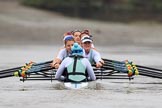 The Boat Race season 2018 - Women's Boat Race Trial Eights (CUWBC, Cambridge): Expecto Patronum:  Cox-Sophie Shapter, stroke-Alice White,  7-Abigail Parker, 6-Thea Zabell, 5-Kelsey Barolak, 4-Laura Foster, 3-Sally O Brien, 2-Millie Perrin, bow-Eve Caroe.
River Thames between Putney Bridge and Mortlake,
London SW15,

United Kingdom,
on 05 December 2017 at 13:00, image #166