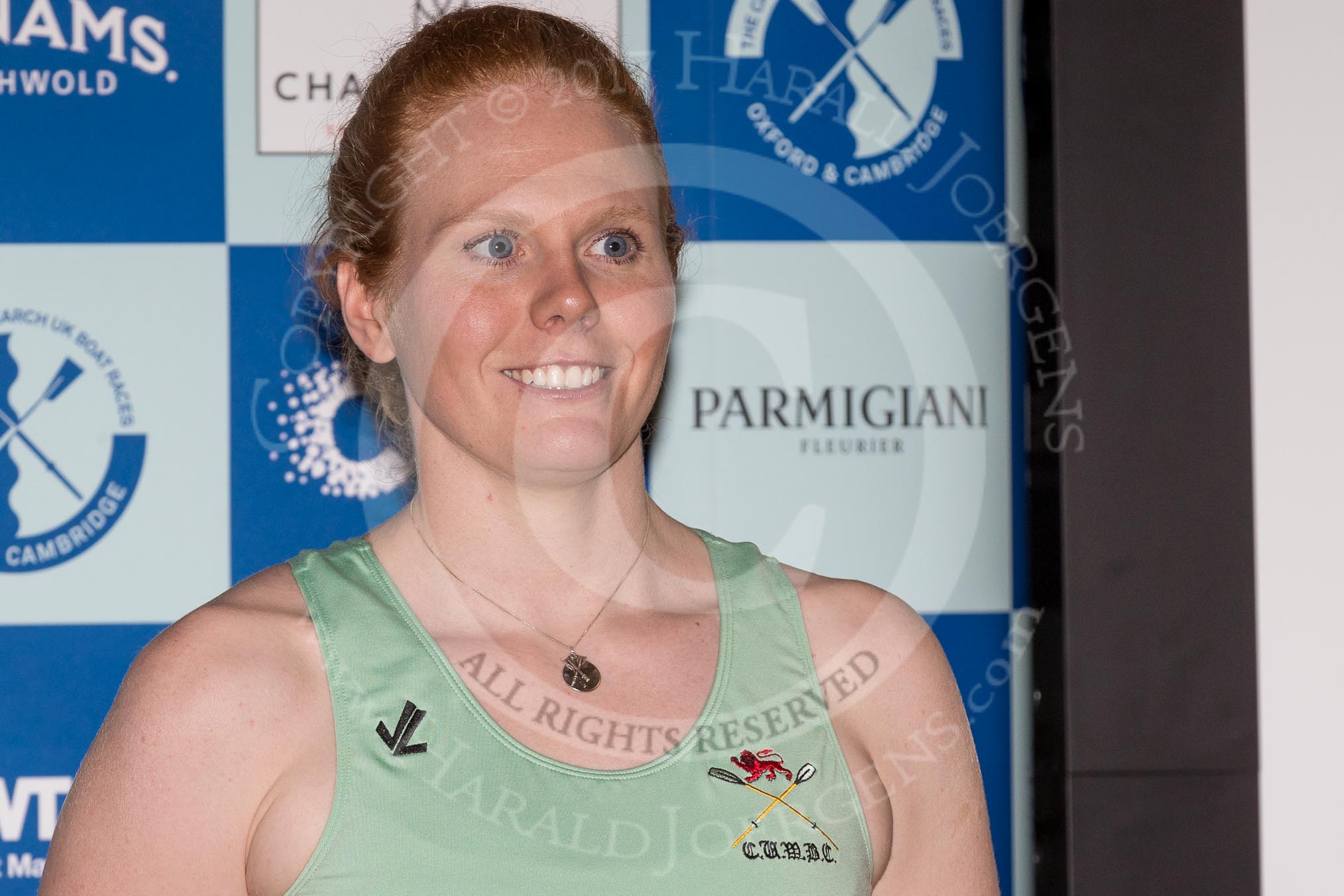 The Boat Race season 2017 - Crew Announcement and Weigh-In: Ashton Brown (Fitzwilliam) studies for a PhD in Education. She is the Cuwbc President, 2017 is her third Boat Race.
The Francis Crick Institute,
London NW1,

United Kingdom,
on 14 March 2017 at 11:24, image #15