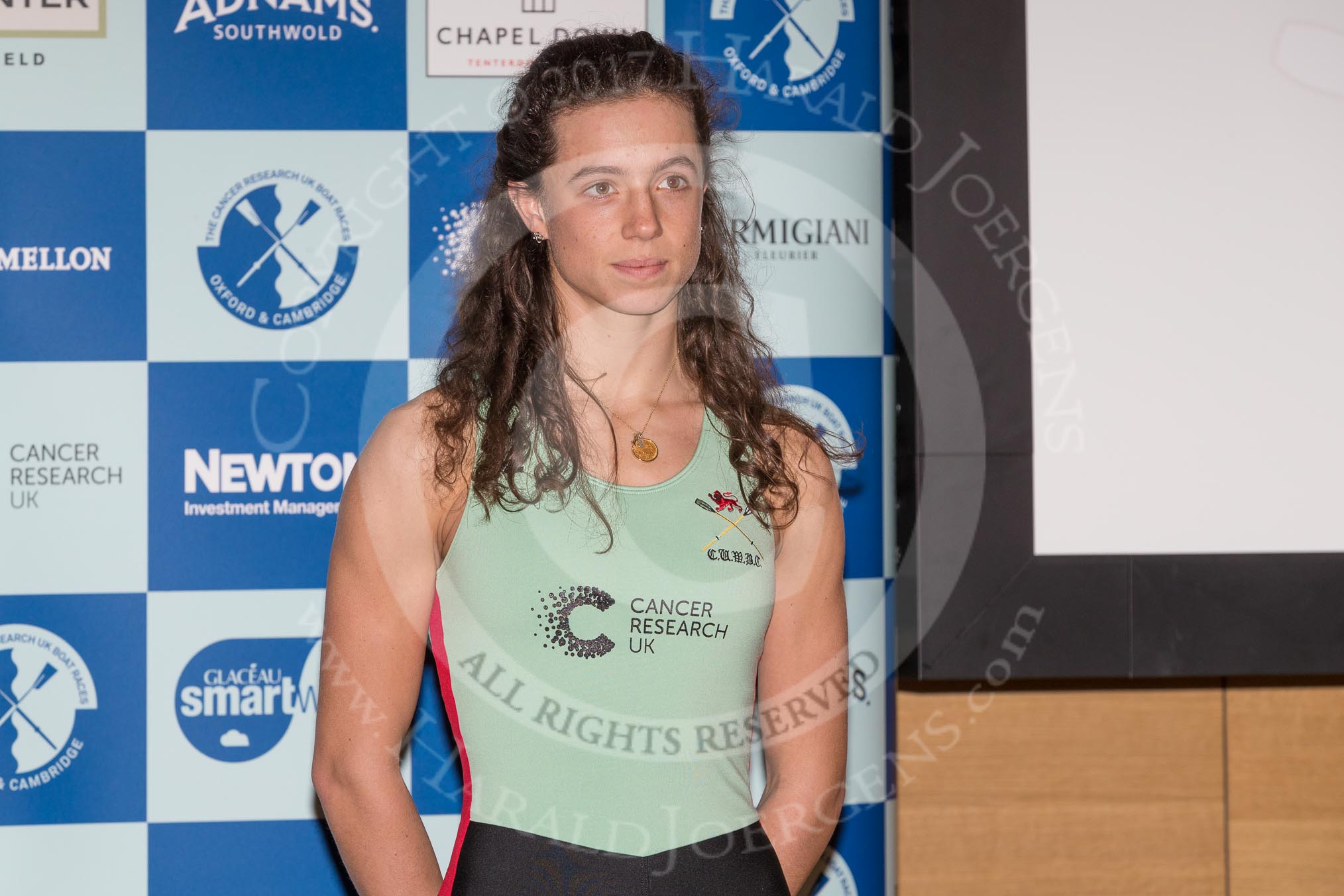 The Boat Race season 2017 - Crew Announcement and Weigh-In: Imogen Grant (Trinity) studies Medicine.
The Francis Crick Institute,
London NW1,

United Kingdom,
on 14 March 2017 at 11:25, image #20