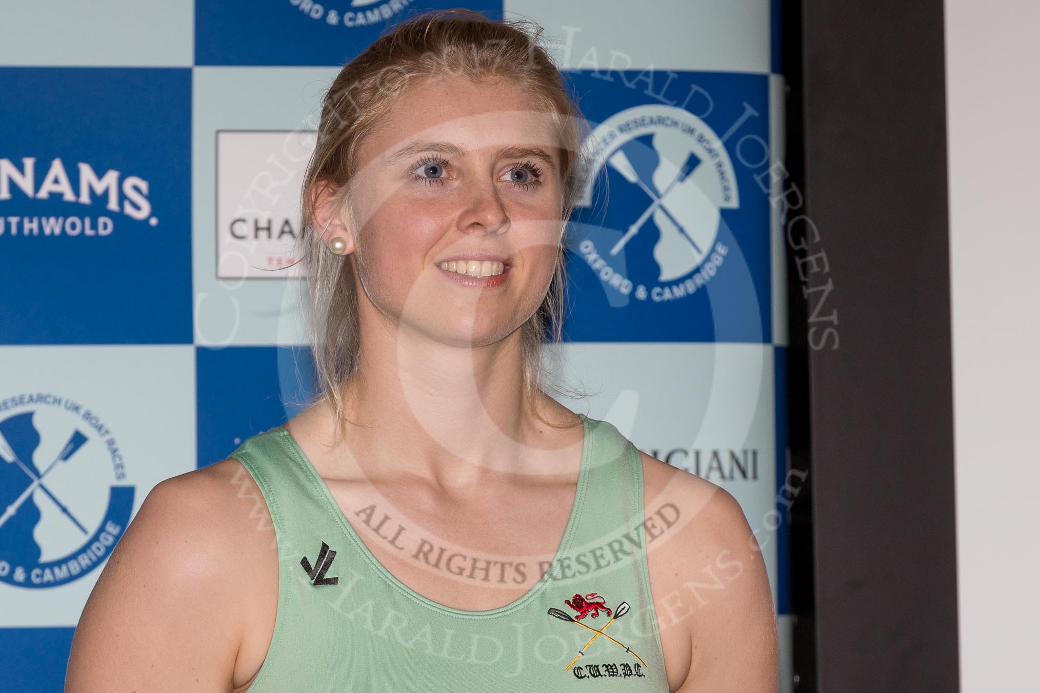 The Boat Race season 2017 - Crew Announcement and Weigh-In: Holly Hill (Downing) studies Human, Social and Political Sciences.
The Francis Crick Institute,
London NW1,

United Kingdom,
on 14 March 2017 at 11:27, image #40