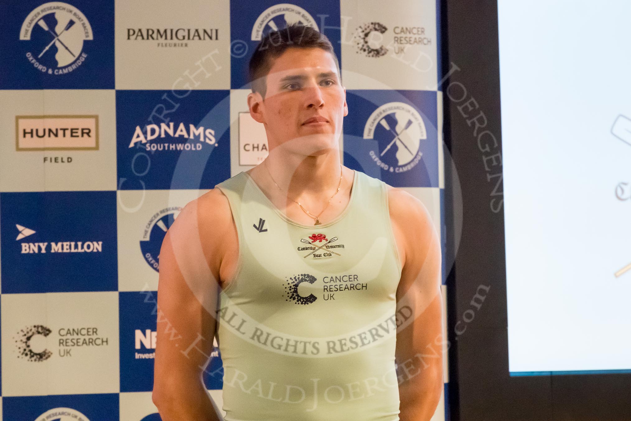 The Boat Race season 2017 - Crew Announcement and Weigh-In: Aleksander Malowany (CUBC).
The Francis Crick Institute,
London NW1,

United Kingdom,
on 14 March 2017 at 11:38, image #95