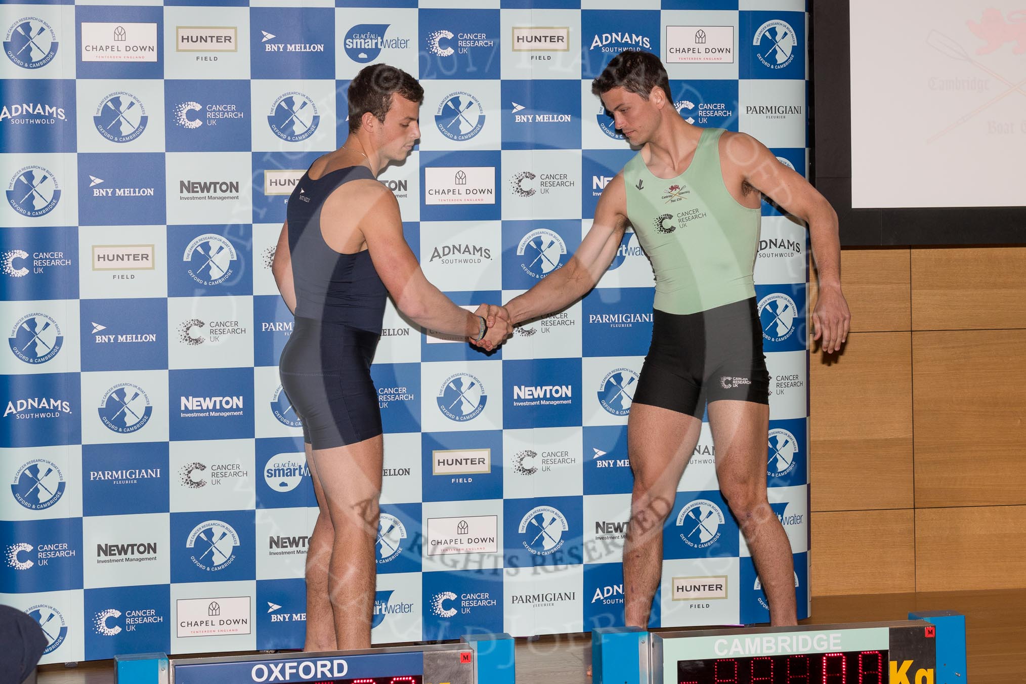 The Boat Race season 2017 - Crew Announcement and Weigh-In: In the 6 seat Michael DiSanto (OUBC) and Patrick Eble (CUBC).
The Francis Crick Institute,
London NW1,

United Kingdom,
on 14 March 2017 at 11:39, image #97