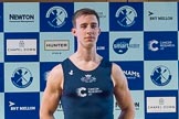 The Boat Race season 2017 - Crew Announcement and Weigh-In: Bow William Warr (OUBC).
The Francis Crick Institute,
London NW1,

United Kingdom,
on 14 March 2017 at 11:35, image #78