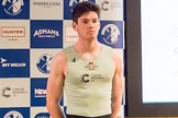 The Boat Race season 2017 - Crew Announcement and Weigh-In: Feddie Davidson (CUBC).
The Francis Crick Institute,
London NW1,

United Kingdom,
on 14 March 2017 at 11:36, image #83