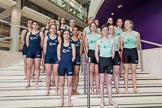 The Boat Race season 2017 - Crew Announcement and Weigh-In: The women's eights, OUWBC on the left.
The Francis Crick Institute,
London NW1,

United Kingdom,
on 14 March 2017 at 12:00, image #127