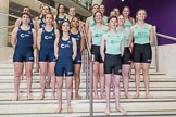 The Boat Race season 2017 - Crew Announcement and Weigh-In: The women's eights, OUWBC on the left.
The Francis Crick Institute,
London NW1,

United Kingdom,
on 14 March 2017 at 12:01, image #129