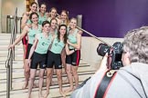 The Boat Race season 2017 - Crew Announcement and Weigh-In: CUWBC in a less formal group photo.
The Francis Crick Institute,
London NW1,

United Kingdom,
on 14 March 2017 at 12:02, image #134