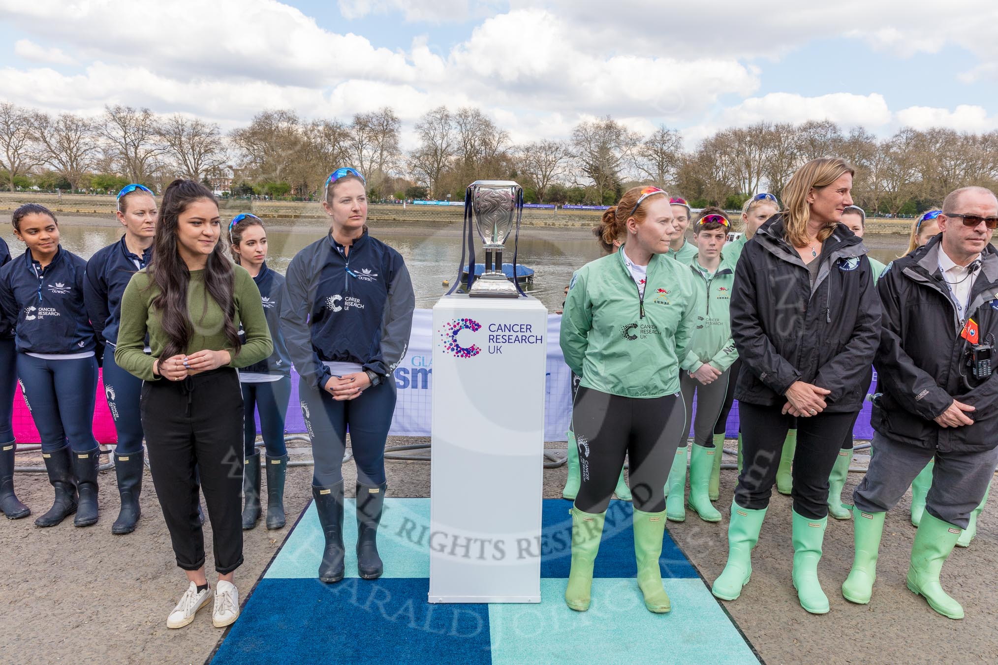The Boat Race season 2017 -  The Cancer Research Women's Boat Race.
River Thames between Putney Bridge and Mortlake,
London SW15,

United Kingdom,
on 02 April 2017 at 14:41, image #26