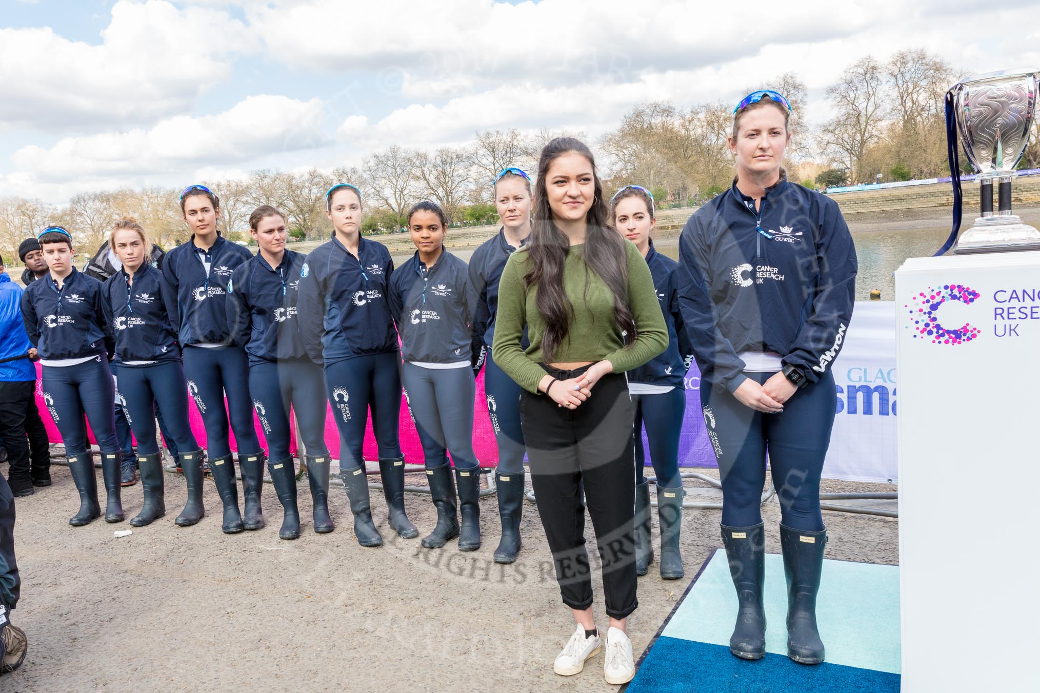 The Boat Race season 2017 -  The Cancer Research Women's Boat Race.
River Thames between Putney Bridge and Mortlake,
London SW15,

United Kingdom,
on 02 April 2017 at 14:43, image #32