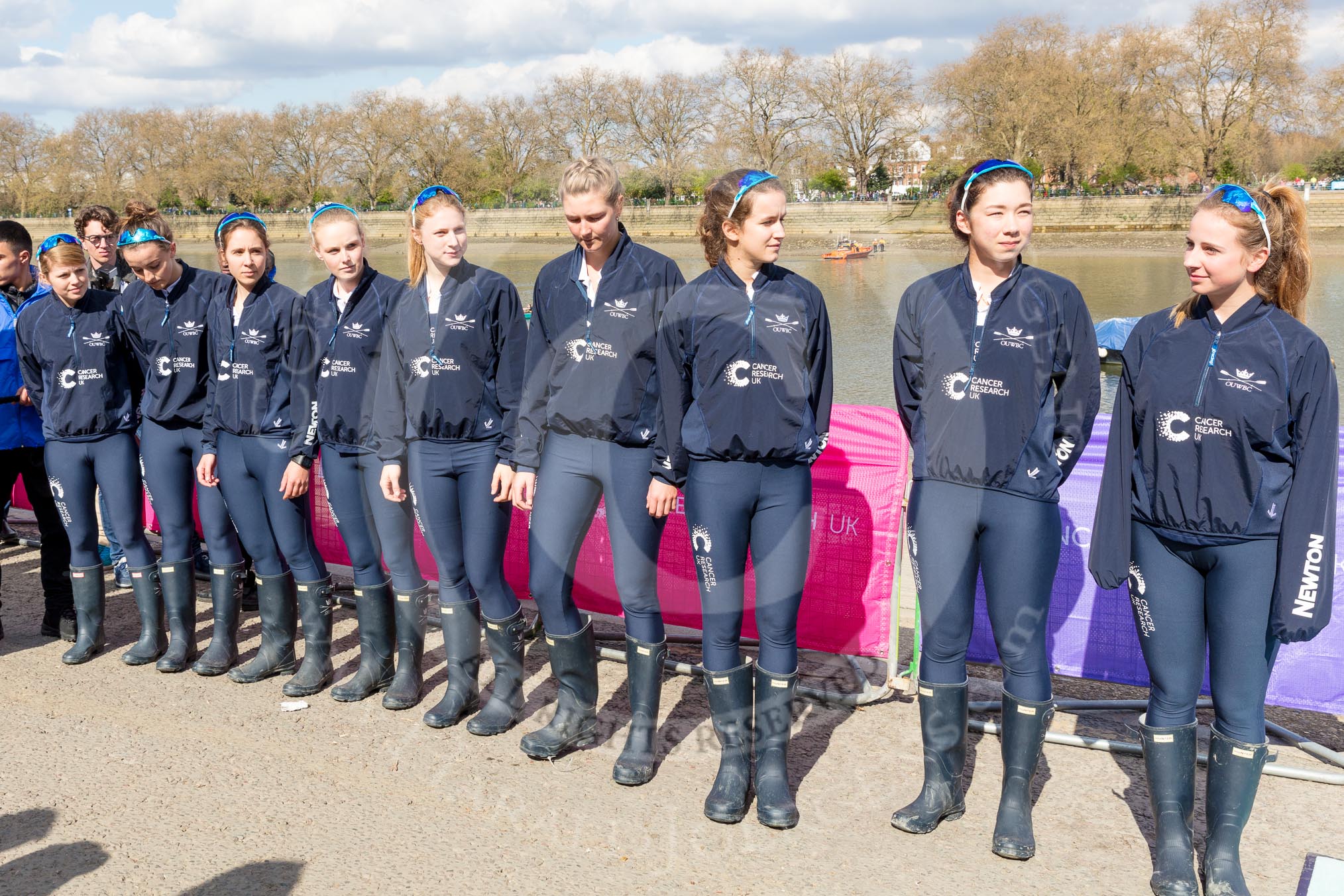 The Boat Race season 2017 -  The Cancer Research Women's Boat Race.
River Thames between Putney Bridge and Mortlake,
London SW15,

United Kingdom,
on 02 April 2017 at 14:58, image #35