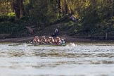 The Boat Race season 2017 -  The Cancer Research Women's Boat Race: CUWBC keeping their comfortable lead.
River Thames between Putney Bridge and Mortlake,
London SW15,

United Kingdom,
on 02 April 2017 at 16:47, image #171