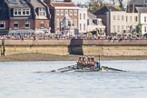 The Boat Race season 2017 -  The Cancer Research Women's Boat Race: CUWBC in the Duke Meadows Bandstand area - bow Ashton Brown, 2 Imogen Grant, 3 Claire Lambe, 4 Anna Dawson, 5 Holly Hill, 6 Alice White, 7 Myriam Goudet, stroke Melissa Wilson, cox Matthew Holland.
River Thames between Putney Bridge and Mortlake,
London SW15,

United Kingdom,
on 02 April 2017 at 16:48, image #173