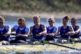 The Women's Boat Race season 2018 - fixture CUWBC vs. ULBC: The ULBC Eight - stroke Issy Powel, 7 Jordan Cole-Huissan, 6 Oonagh Cousins, 5 Hannah Roberts, 4 Katherine Barnhill, 3 Fionnuala Gannon.
River Thames between Putney Bridge and Mortlake,
London SW15,

United Kingdom,
on 17 February 2018 at 13:29, image #123