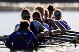 The Women's Boat Race season 2018 - fixture CUWBC vs. ULBC: The ULBC Eight - cox Lauren Holland, stroke Issy Powel, 7 Jordan Cole-Huissan, 6 Oonagh Cousins, 5 Hannah Roberts, 4 Katherine Barnhill, 3 Fionnuala Gannon, 2 Robyn Hart-Winks, bow Ally French.
River Thames between Putney Bridge and Mortlake,
London SW15,

United Kingdom,
on 17 February 2018 at 13:30, image #131