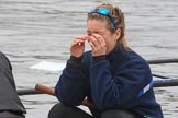 The Women's Boat Race season 2018 - fixture OUWBC vs. Molesey BC: Molesey's 7 seat Emma McDonald.
River Thames between Putney Bridge and Mortlake,
London SW15,

United Kingdom,
on 04 March 2018 at 13:09, image #15