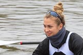 The Women's Boat Race season 2018 - fixture OUWBC vs. Molesey BC: Molesey's 6 seat Molly Harding.
River Thames between Putney Bridge and Mortlake,
London SW15,

United Kingdom,
on 04 March 2018 at 13:09, image #19