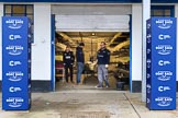 The Cancer Research UK Women's Boat Race 2018: A glimpse into the boathouse used by CUWBC..
River Thames between Putney Bridge and Mortlake,
London SW15,

United Kingdom,
on 24 March 2018 at 13:39, image #9