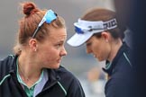 The Cancer Research UK Women's Boat Race 2018: Close-up of Paula Wesselmann, 5 seat for Cambridge.
River Thames between Putney Bridge and Mortlake,
London SW15,

United Kingdom,
on 24 March 2018 at 15:47, image #118